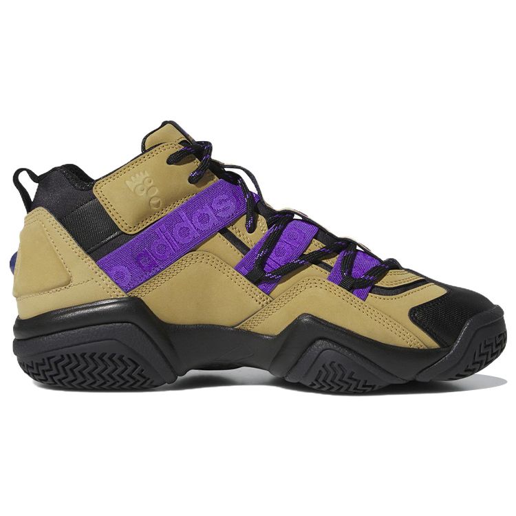Adidas Topp Ti 2000 Khaki Lilla Rush Herresneakers Tan Kjerne-Svart HQ9005
