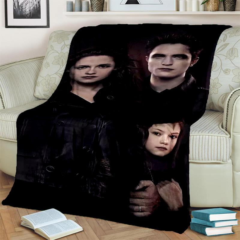3D-Druck Die Twilight-Saga HD-Decke, Weiche Überwurfdecke für Zuhause Schlafzimmer Bett Sofa Picknick Reisen Büro Abdeckdecke Kinder