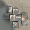 1Pc, Natural White Mother Of Pearl Diagonal Cube Bead 12×12mm Iridescent Seashell Square Charm For DIY Earring Pendant Necklace Jewelry Making