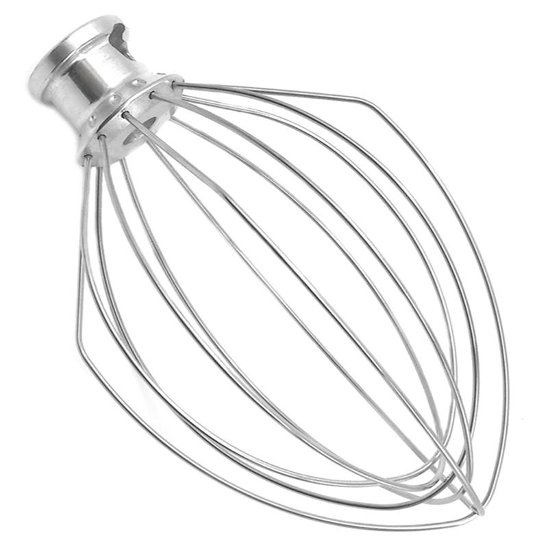 A96I-K5AWW חוט הקצפה חלופי למיקסר עמידה Kitchenaid, אביזר חוט הקצפה 6-חוטים לקערת הרמה 5 קוורט