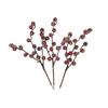 Artificial Flowers Faux Berries Fake Flower For Christmas New Year DIY Floral Art Plant Home Party Decoration