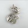 Fashion Full Rhinestone Cat Brooches For Women Clothing Coat Jewelry Accessries Gifts