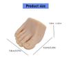 Practice Fake Foot Model Half Foot Design Fake Foot Flexible Silicone Prosthetic Manicure Tool for Nail Art Training
