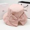 Sunshade, sunscreen, face enhancing, small bucket hat, women's bow fishing hat, multiple colors to choose from