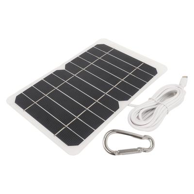 5W5V Solarpanel mit Typ-C-Ausgang Monokristallin Effizient Tragbar Langlebig Solarzellenmodul