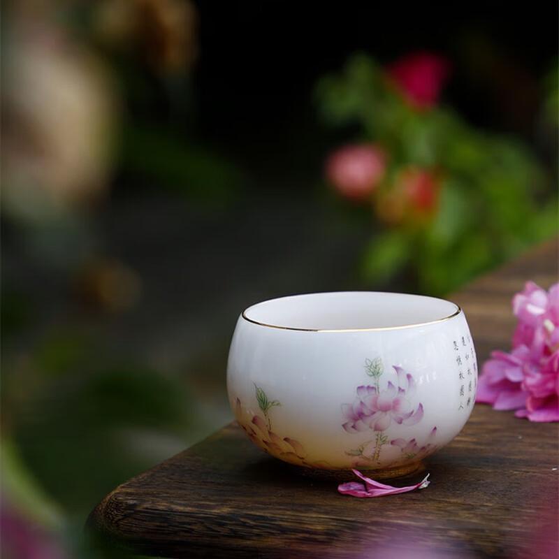 Chaxun Premium Ice Jade Porcelain Tea Cup Gift Set