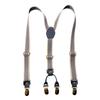 British Style Suspenders for Men Metal Clip Stripe Suspender Clip Casual Y-Type Suspenders  Men
