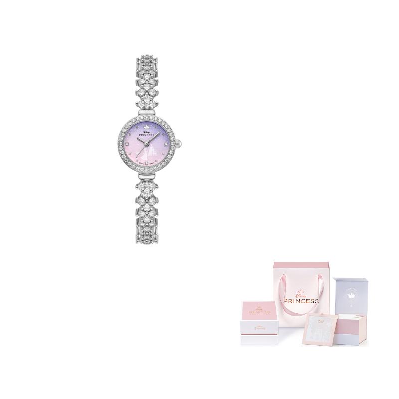 Disney Princess Fashion Elegant Compact Commuter Dating Versatile Student Watch Quartz Movement Women watches Mother-Of-Pearl PR-21032