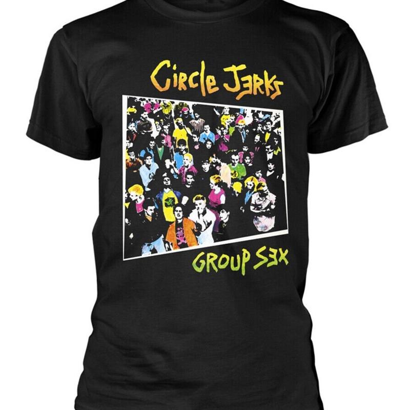 Circle Jerks band ALBUM T-shirt black Unisex All Sizes S to 5Xl - Men s Summer Cotton Graphic Tee S разноцветный
