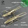 Pure Copper Beetle Craft Ornaments Retro Brass Insect Sculpture Tea Set Accessories Home Tea Pet Desk Decoration Teapot Lid Fork