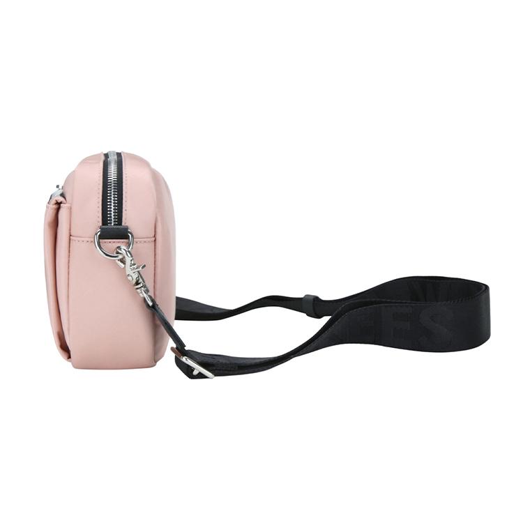 New MLB Nylon Fabric Camera Bag, Shoulder Bag, Crossbody Bag Regular Unisex Cherry Blossom Pink 32BGD1011-50P