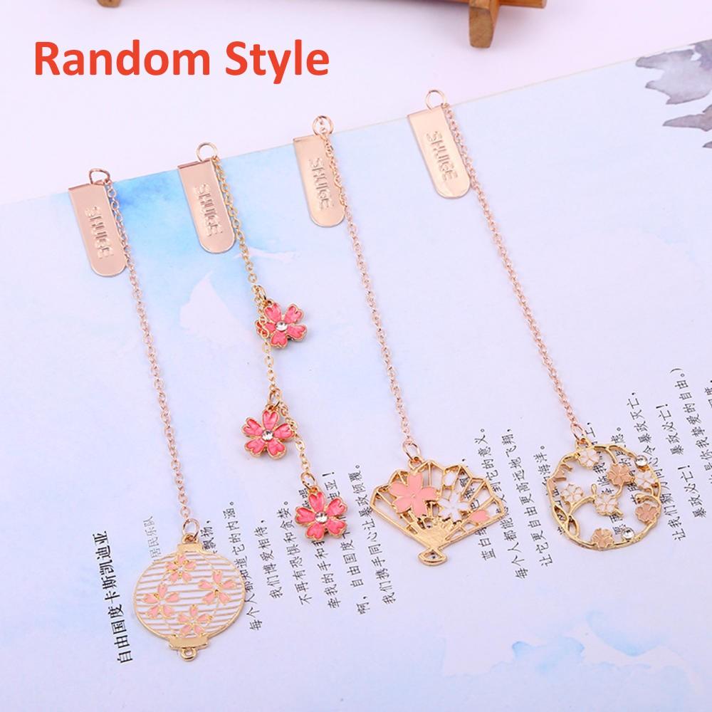 Chinese Style Panda Bookmark Tassel Pendant Retro Book Clip Metal Pagination Mark Student Gift Stationery School Office Supplies
