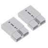 2 Set Battery Quick Connector Kit PC Shell Silver Plated Copper Terminal Battery Quick Connect Disconnect Plug 50A 600V