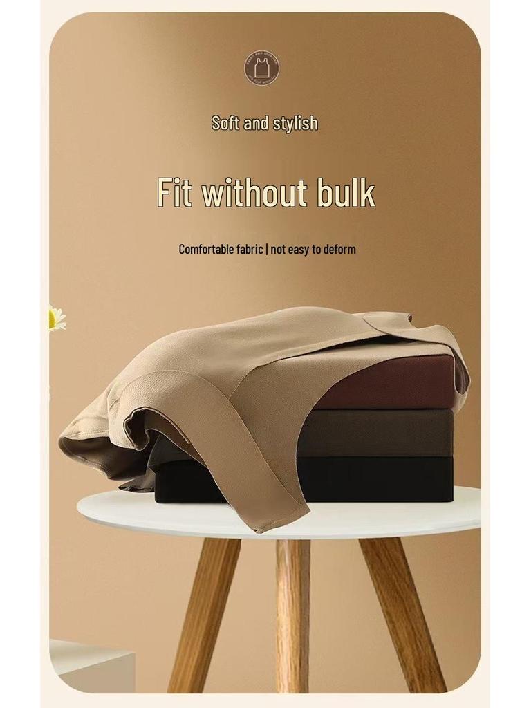 Women's Slim Fit Reversible German Velvet Vest with Chest Pad - Autumn/Winter Base Layer