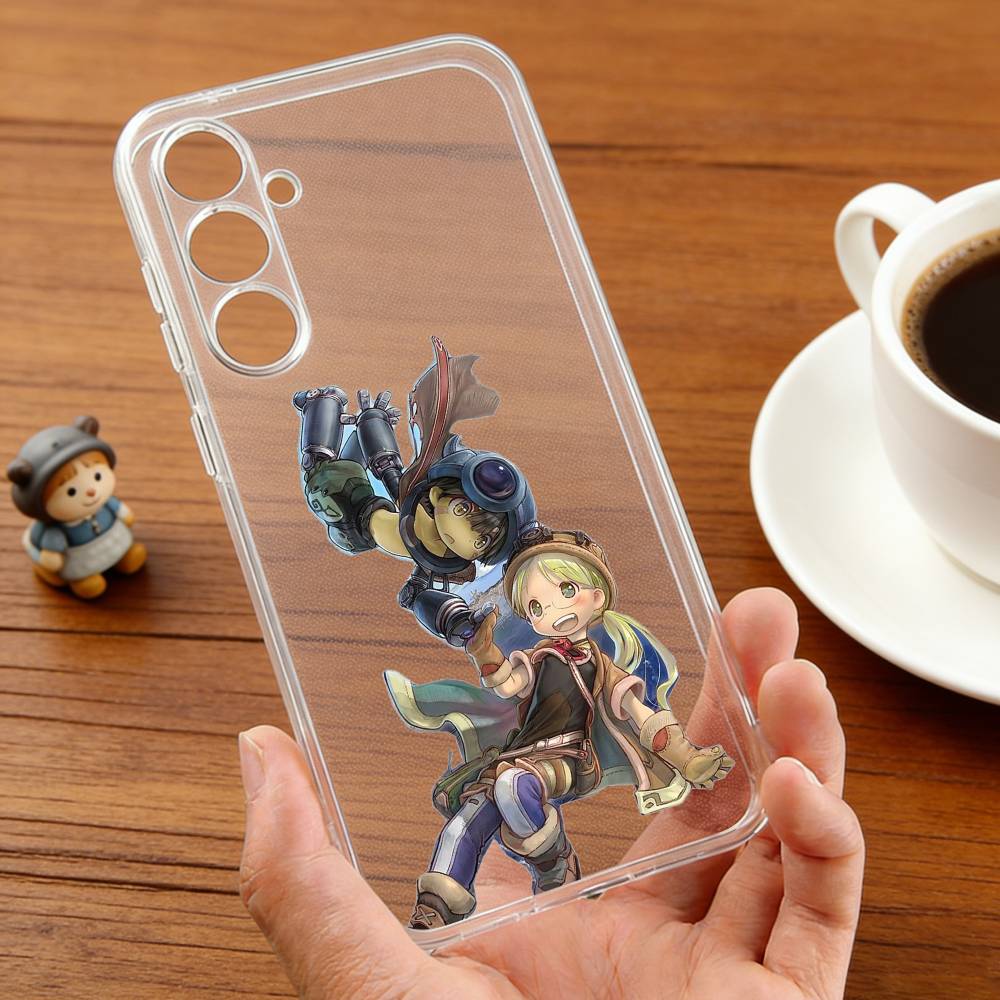M-Made In A-Abyss-S Phone Case For Samsung S22,S24,S30,S10,S21,S25,S23,S10,PIus,Ultra,5G,FE,lite Transparent Shell