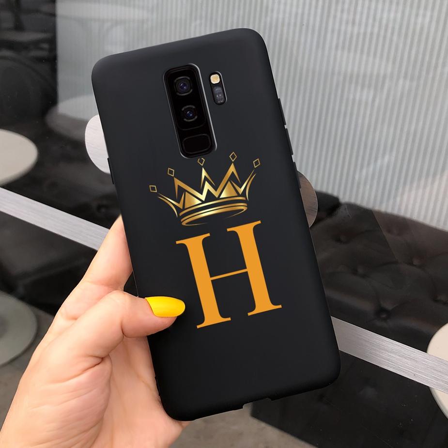 For Samsung Galaxy S9 Plus Case Stylish Couple Letters Cover Soft Silicone Phone Case For Samsung S9 S9+ Back Cover Matte Bumper