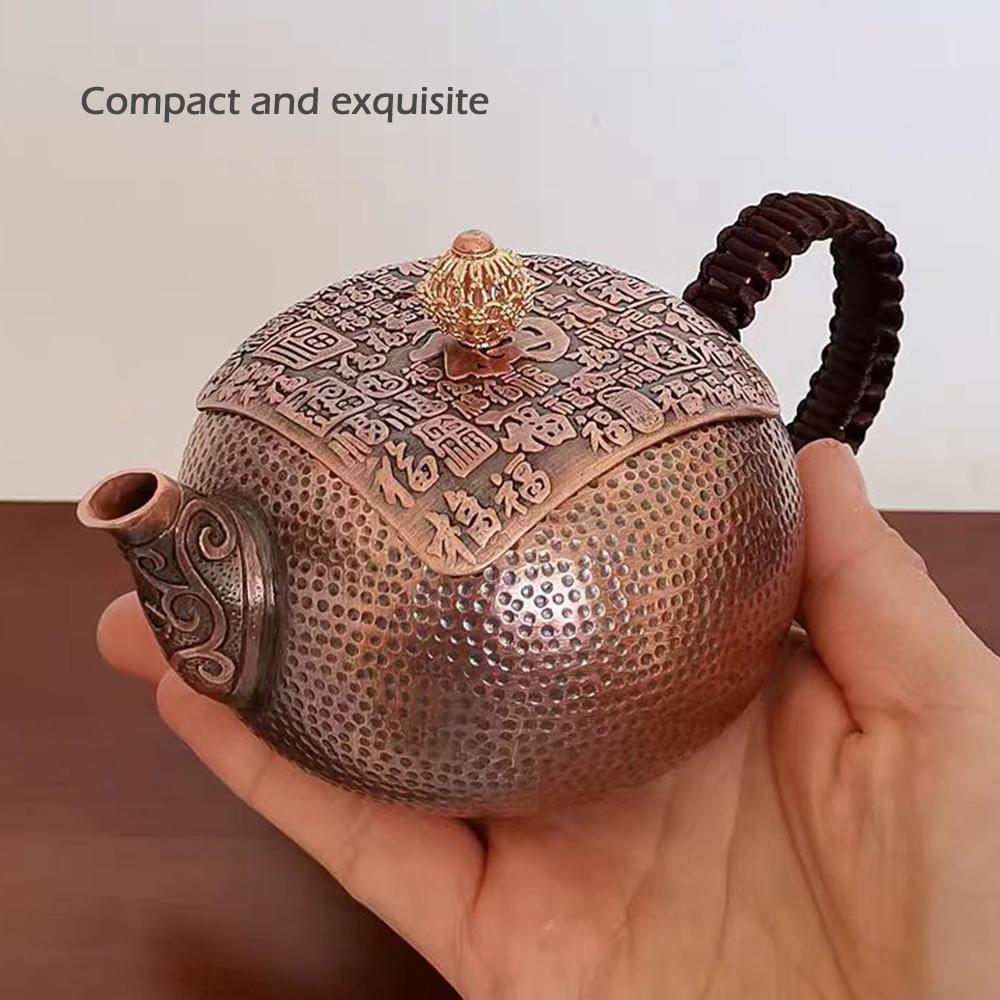 New Style Handmade Copper Kettle, No-coating Brewing Tea Pot, Household Small Tea Kettle, Vintage Copper Pot, Kung Fu Tea Set