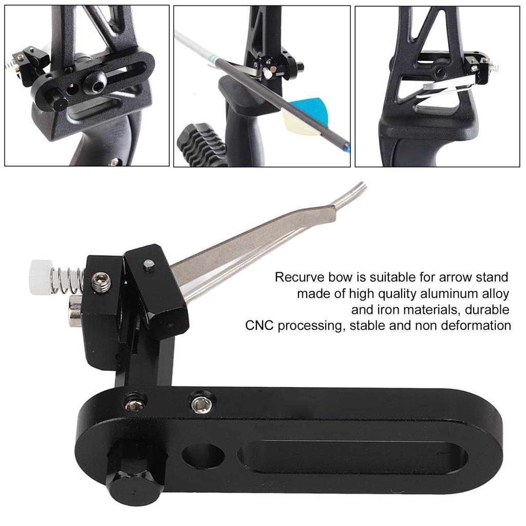 Steel Needle Double Magnetic Arrow Rest Arrow Stand Recurve Bow Stand Archery Competitive Accessories Kit