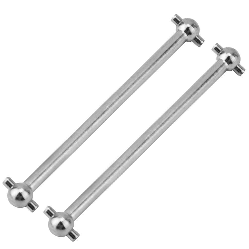 2PCS   M5367, Crankshaft 1/16 Rc Car Parts Rc Car Antriebswelle MMetal Dog Bone For Truggy Short Course