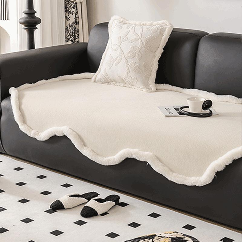 

Winter Thickened Waterproof Sofa Cushion Anti-Leakage Nordic Cover Non-Slip Universal Seat Pad for Home 90*90cm