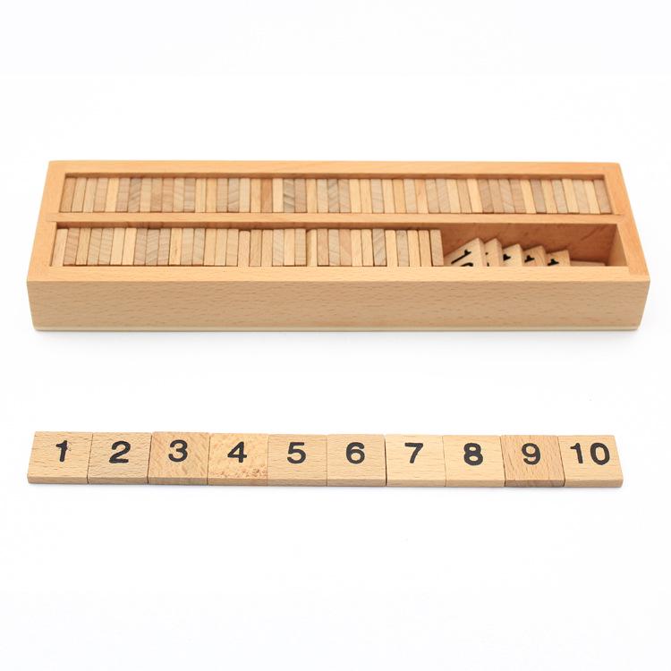 Montessori 1-100 Number Board: Early Education Math Toys for Infants and Toddlers
