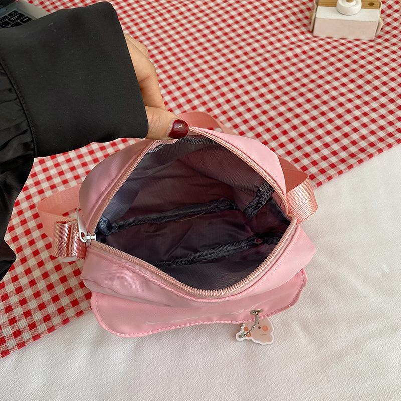 Nylon Small Bag Women's 2025 New Versatile Cute Simple Shoulder Oblique Span Bag Small Square Bag