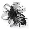 Fascinators Hats 20s 50s Hat Pillbox Hat Cocktail Tea Party Headwear with Veil for Girls and Women (US, Alpha, One Size, A-Black)