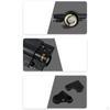 2 Pieces Dressing Table Hinges Concealed Heavy Duty Wear Resistant Wooden Box Trunk Hydraulic