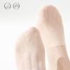 3 Pairs Women's Summer Silicone Anti Slip Socks Invisible Low Cut Boat Socks Solid Color Breathable Sock