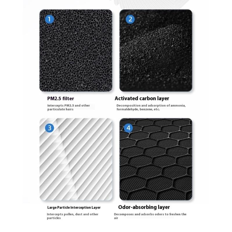 Air Purifiers for Bedroom Home Desk Small Air Purifiers Quiet Small Air Filter Cleaner with USB Cable for Bedroom Deskto