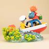 Ponyo a tengerparton Tengeri Figura Vörös hajú Lány Matróz Fiú Gyűjthető Szobor Kreatív Ajándék Animáció Szeretőknek PVC Gyanta Modell Játék