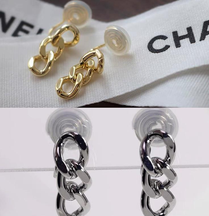 Metal Earrings Without Piercings Women's Chain Earrings Gift Jewelry