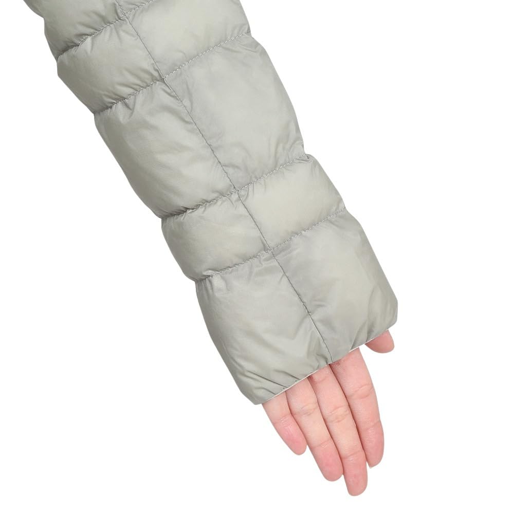 The North Face Thunder Round Neck Down Clay Size M Women's Jacket, Gray,