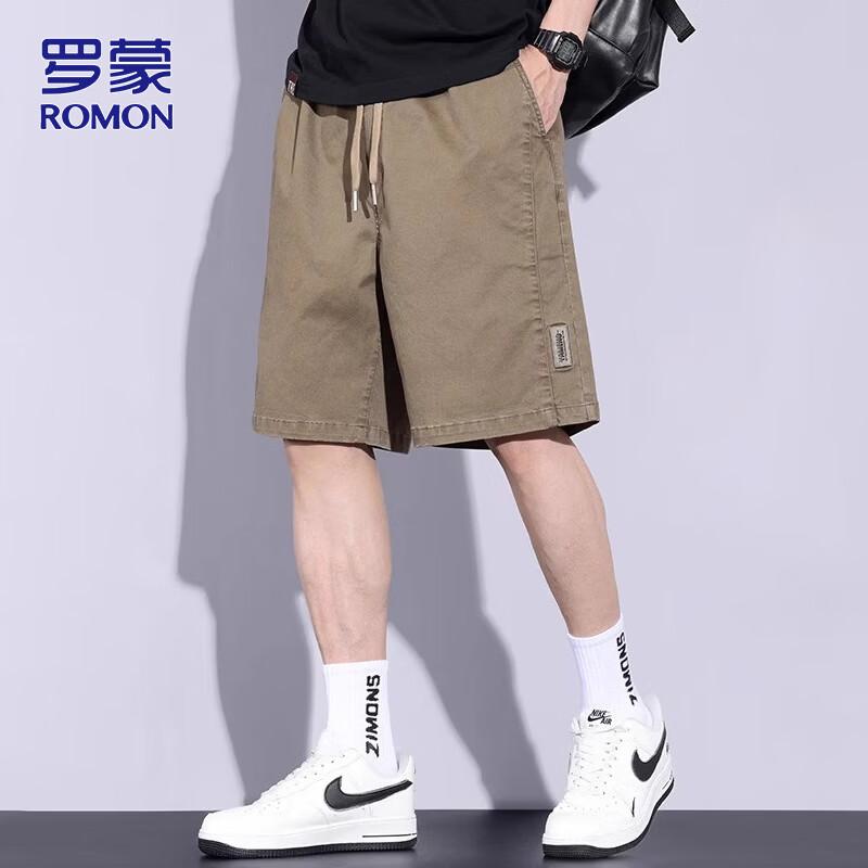 ROMON Men s Casual Summer Beach Shorts XL