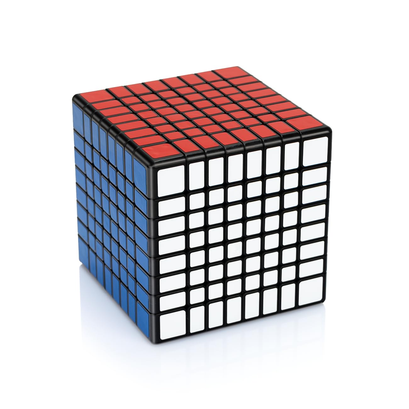 

Куб для соревнований Findbetter 8x8x8, 8x8, черный корпус, мировой стандарт, цветная ПВХ-наклейка, тренировка мозга, международный стандарт соревнований WCA, гладкий