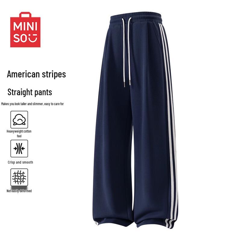 

MINISO Men s American Style Straight-Leg Sweatpants XL
