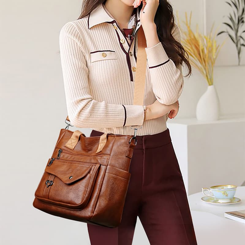 Shoulder bag retro handbag messenger tote bag