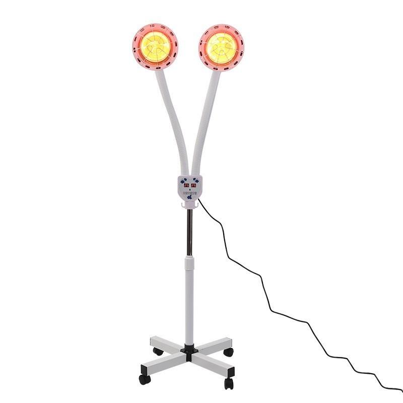 Household Vertical Infrared Therapy Heating Lamp Beauty Salon Professional Dual Head Dual Control Electric Baking Lamp