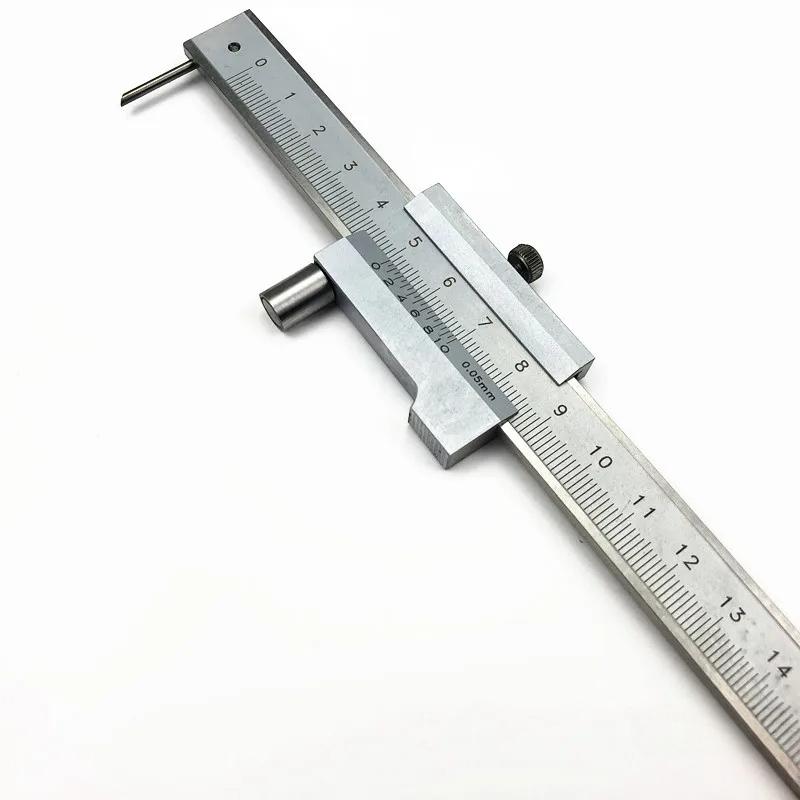 0-200mm Marking Vernier Caliper With Carbide Scriber Parallel Marking Gauging Ruler Measuring Instrument Tool Send 1ps Needle