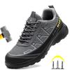 Safety Shoes Man For Work Safety Boots Indestructible Construction Shoes Steel Toe Protective Men's Work Shoes Anti-stab Boots