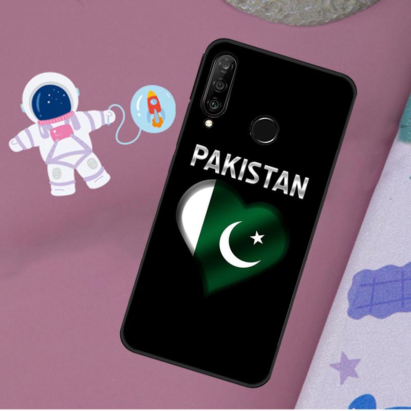 Pakistan Flag For Huawei Nova Y72 Y73 Y60 Y70 Y90 Y61 Y91 7i 8i 11i 12i 12s 9 10 SE P20 P30 P40 Lite Case