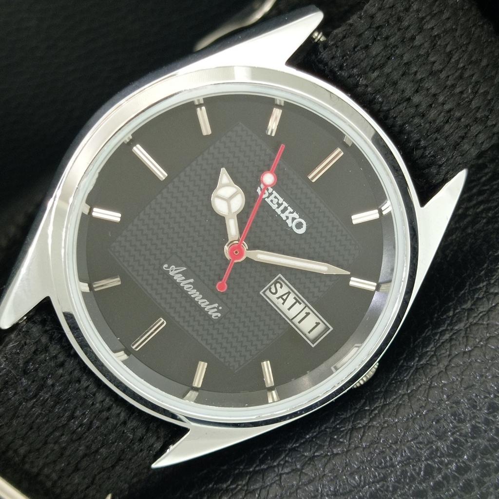 

ВИНТАЖНЫЕ МУЖСКИЕ АВТОМАТИЧЕСКИЕ ЧАСЫ SEIKO 6309A ЯПОНИЯ ОТРЕСТАВРИРОВАННЫЕ ЧЕРНЫЙ ЦИФЕРБЛАТ a443215-1