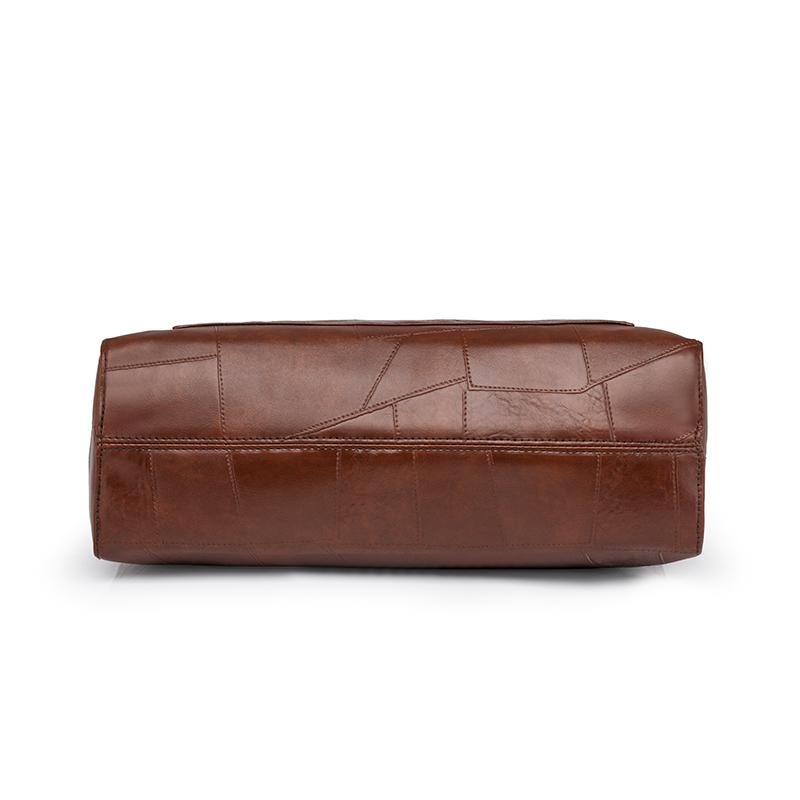 Женская сумка-тоут средней выдержки из мягкой кожи большой вместимости через плечо — фото 15