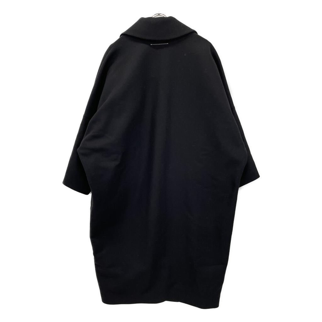 MM6 S52AA0118 Black Single-Breasted Cocoon Coat coat 36 blackUsed
