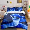 Moonlit Woman with Flowing Hair Bedding Duvet Cover Set Duvet Cover Pillowcases (1*Duvet Cover 2*Pillowcases, Without Duvet Insert)
