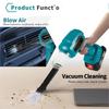 Strong Suction Mini Electric Vacuum Cleaner Wireless Handheld Home Cleaner Blower With 7 Nozzeles for 21V 18V Battery