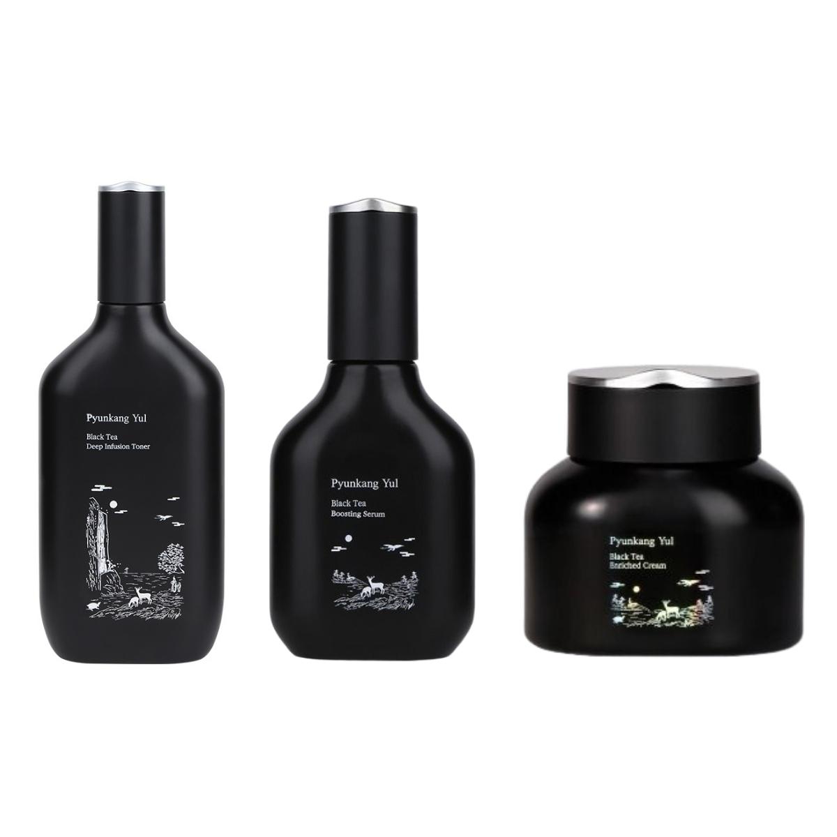 

Pyunkang Yul Black Tea Skin Care 3-Item Bojagi Gift Set