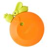 Kitchen Timer Cute Cartoon Adsorption Type Mechanical Countdown Timer for Classroom Home Laboratory Reading Room Orange