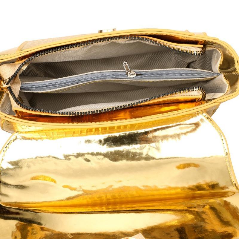 Crossbody Single-shoulder Bag Ladies' Handbag Fashionable Color-blocking Trendy Hand-held Small Square Bag