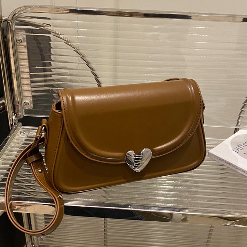 Tide Versatile Ins Shoulder Bag Messenger Bag 2025 New Korean Version Saddle Bag Trendy Fashion Niche Armpit Bag